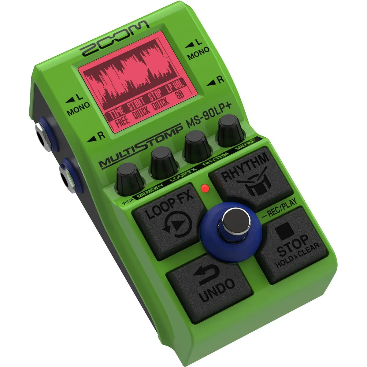 Zoom MS-90LP+ MultiStomp Looper Pedal, Bundle with 4x Powerex PRO AA 2700mAh Ni-