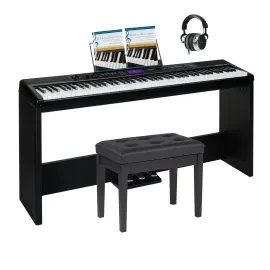 Fame SP-5 Stage Piano Set, 88 Tasten Hammermechanik, inkl. Ständer, Kopfhörer