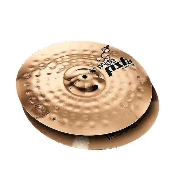 Тарелка барабанная Paiste 14" PST 8 Reflector Rock Hi-Hat (пара)