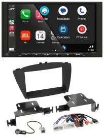JBL USB 2DIN MP3 Bluetooth AUX Autoradio für Hyundai ix35 ab 13 AUX USB
