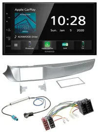 Kenwood Bluetooth MP3 DAB USB 2DIN Autoradio für Alfa Giulietta 05/2010-10/2013