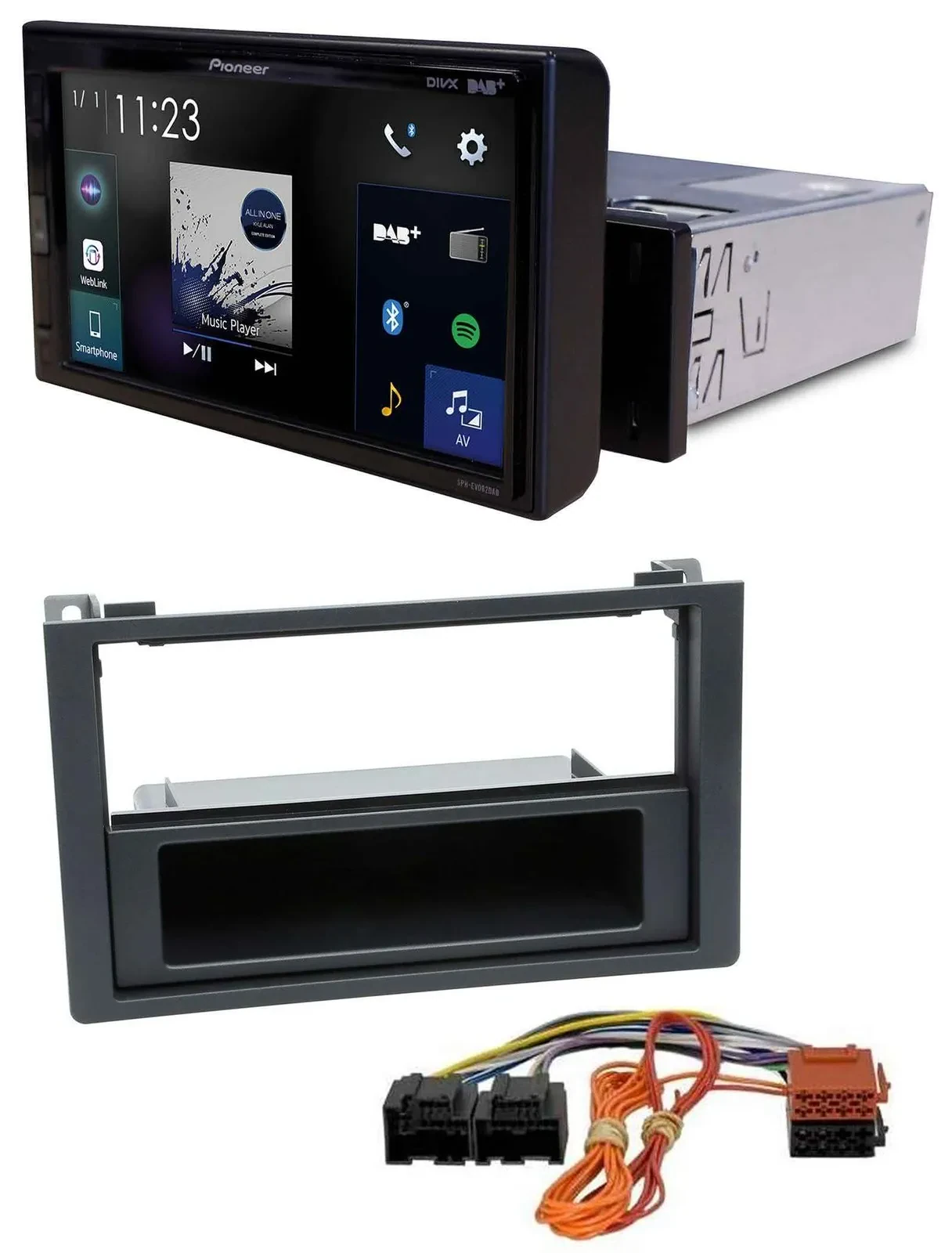 Автомагнитола Pioneer DAB, MP3, Bluetooth, USB для Saab 9-3 (с 2006)