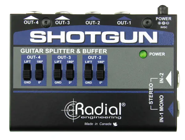 Педаль эффектов для электрогитары Radial Engineering Shotgun Splitter Buffer