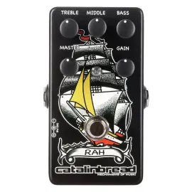 Б/У Педаль овердрайва для электрогитары Catalinbread RAH Traditional Ink с трёхручечным темброблоком