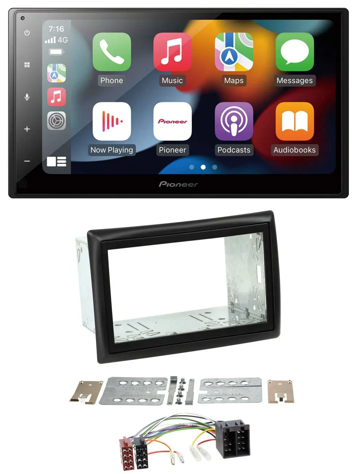 Pioneer DAB Bluetooth 2DIN USB MP3 Autoradio für Renault Megane 2002-2008