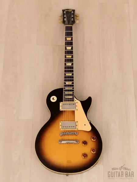 Электрогитара Orville by Gibson Les Paul Standard LPS-75 Vintage Sunburst Japan 1994 w/Case, PAFs