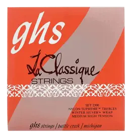 Струны для классической гитары GHS La Classique 2300 Medium High Tension