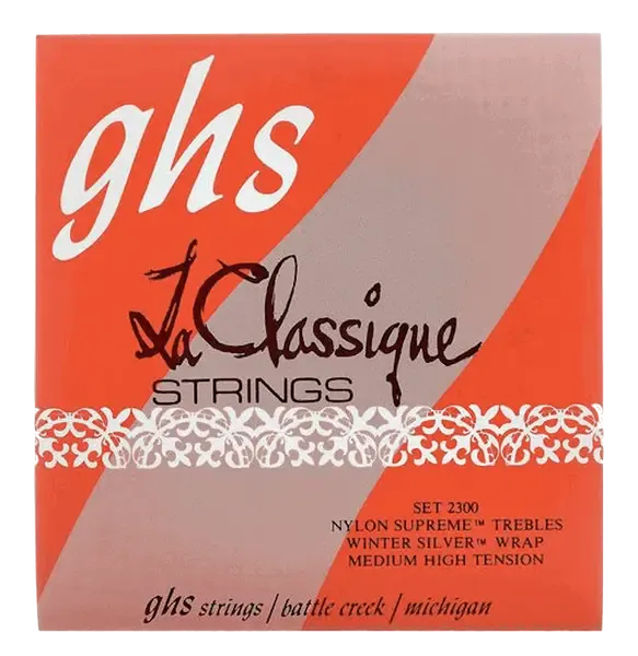 Струны для классической гитары GHS La Classique 2300 Medium High Tension