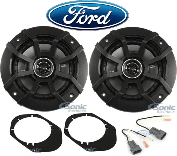 Ford F-150 1997-1998 Kicker 5.25" Rear Factory Speaker Kit Replacement