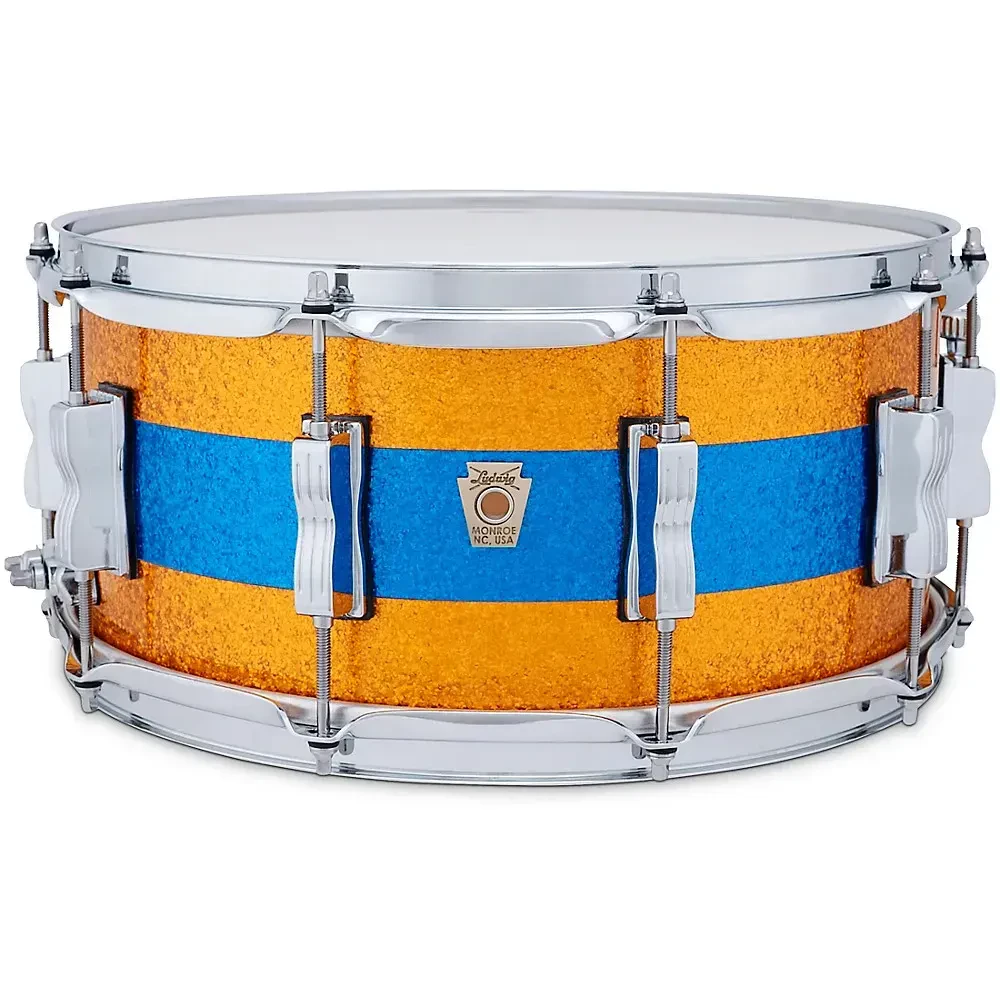 Малый барабан Ludwig Classic Maple 14x6.5 Gold Blue Tri-Band