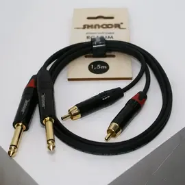 Компонентный кабель SHNOOR RCA2JM-1m
