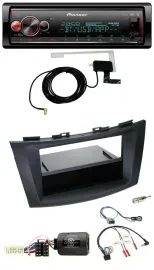 Pioneer Bluetooth DAB USB Lenkrad Autoradio für Suzuki Swift Sport ab 2011 schwa