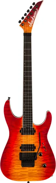 Электрогитара Jackson Pro Plus Series Dinky DKAQ Electric Guitar, Firestorm w/ Gig Bag