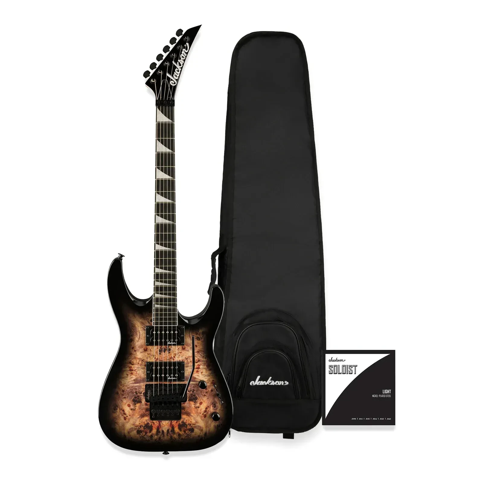 Jackson JS Series Dinky JS32 DKAP Electric Guitar Black Burst with Bag Bundle