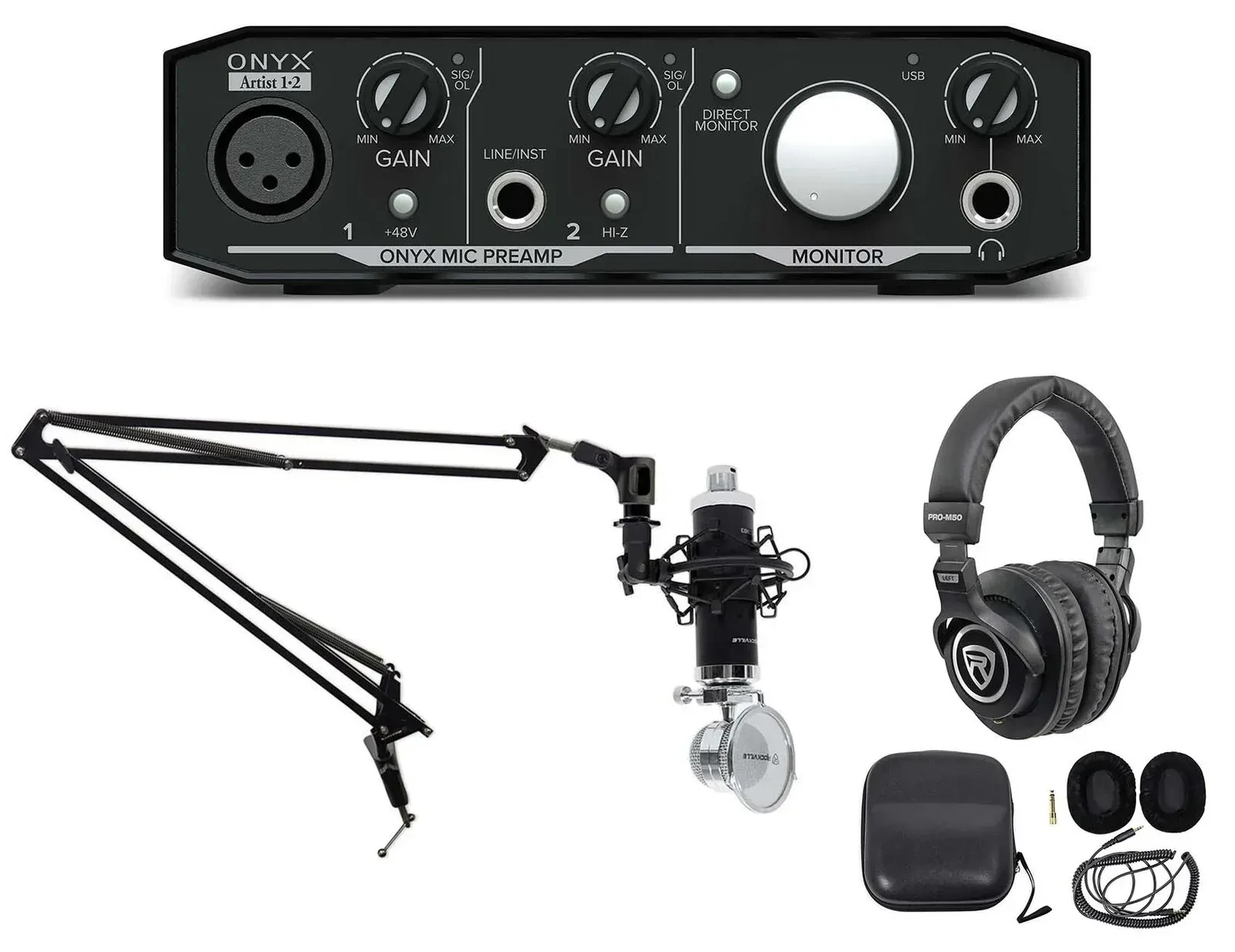 Комплект для подкастов Rockville Podcasting Recording Bundle