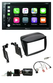 Pioneer DVD 2DIN Lenkrad DAB Bluetooth USB Autoradio für Fiat Doblo ab 2010 Opel
