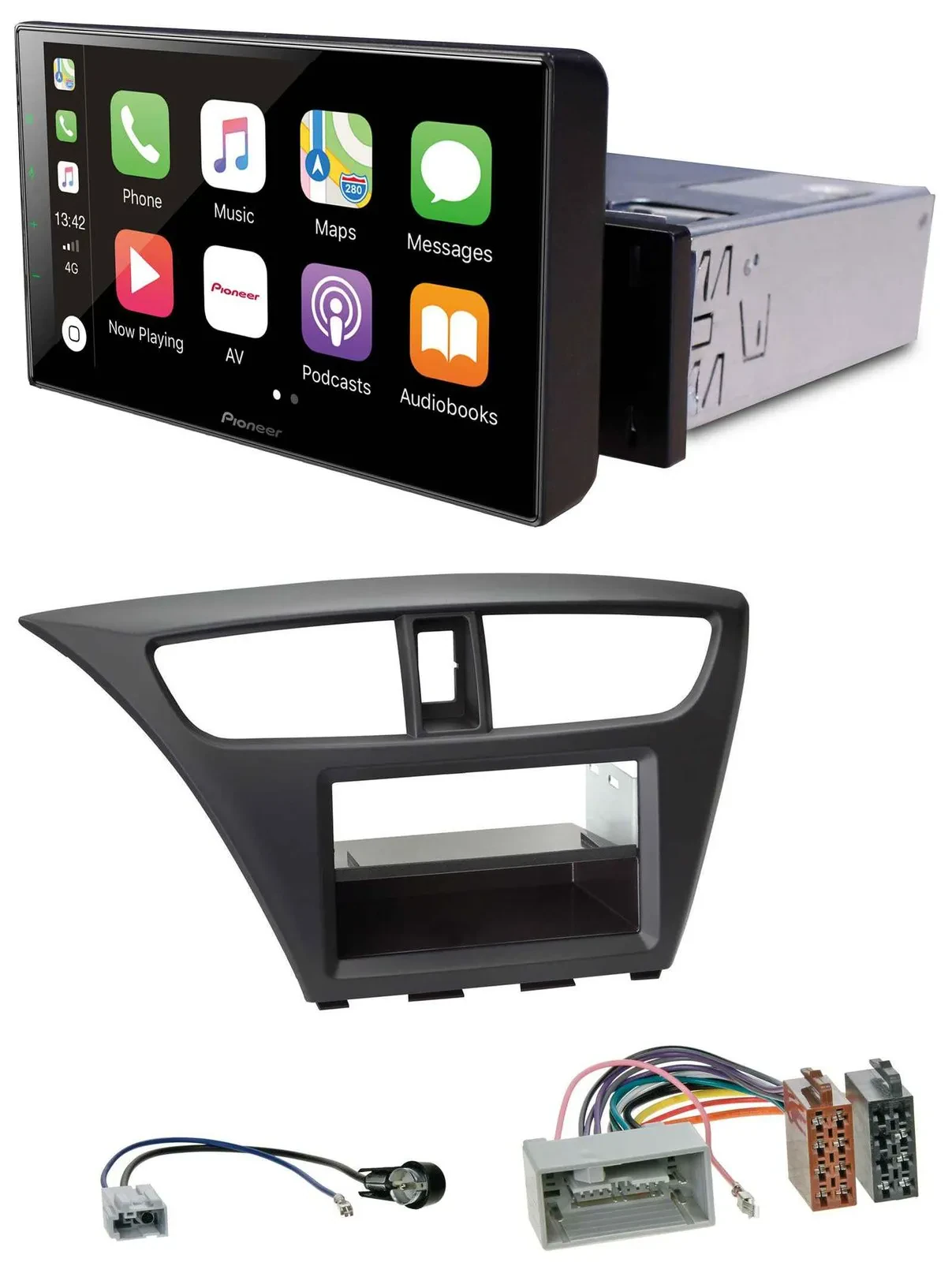 Pioneer Bluetooth MP3 DAB USB Autoradio für Honda Civic (ab 2012)