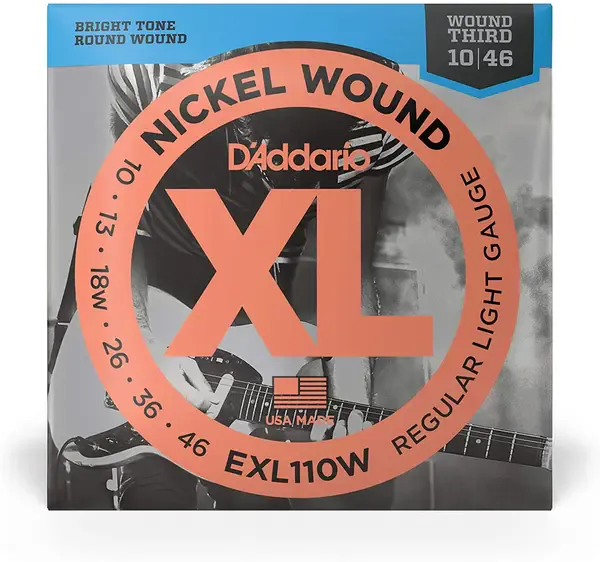 Струны для электрогитары D'Addario EXL110W 10-46