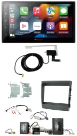 Автомагнитола для Porsche Panamera Pioneer 2DIN, USB, Bluetooth, DAB