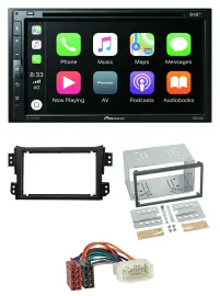Автомагнитола Pioneer 2-DIN, DVD, MP3, DAB, Bluetooth, USB для Opel Agila B / Suzuki Splash