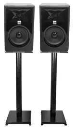 Активный студийный монитор JBL 305PMKII Black со стойкой (пара)