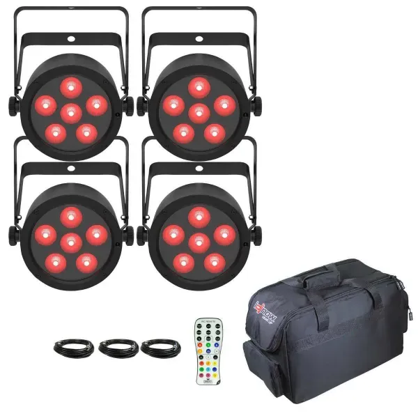 Прибор смены цвета Chauvet DJ SLIMPARH6ILS ILS LED с аксессуарами (4 штуки)