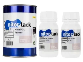NITORLACK NitorPOL Poyurethan-Grundierung, clear- 1000ml Dose + 500ml Trockner