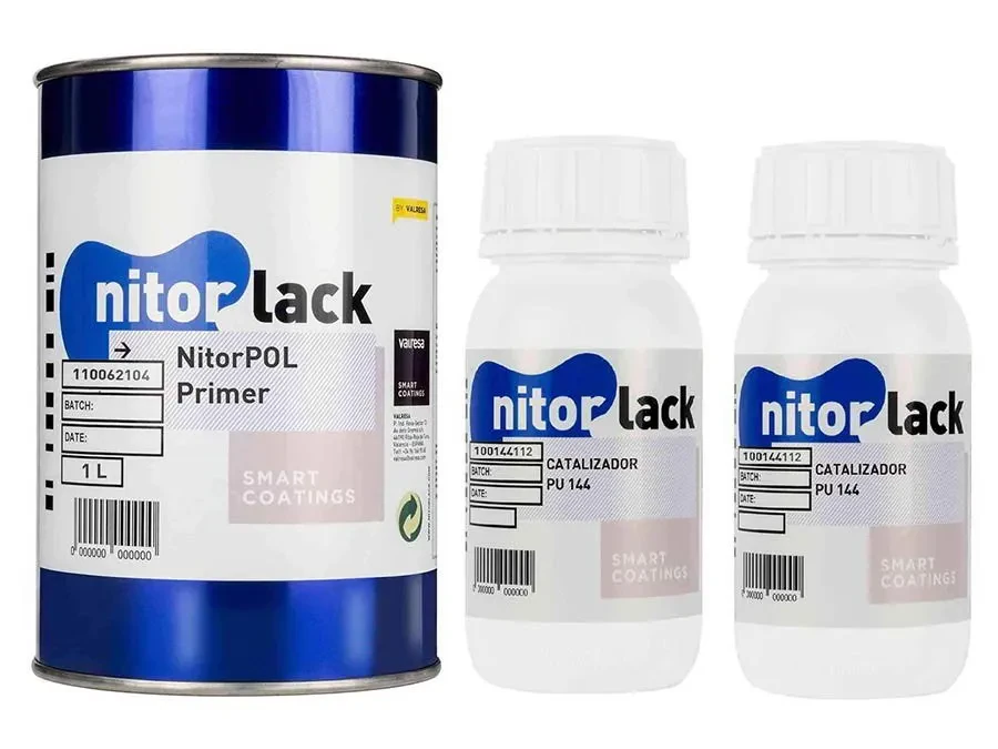 NITORLACK NitorPOL Poyurethan-Grundierung, clear- 1000ml Dose + 500ml Trockner