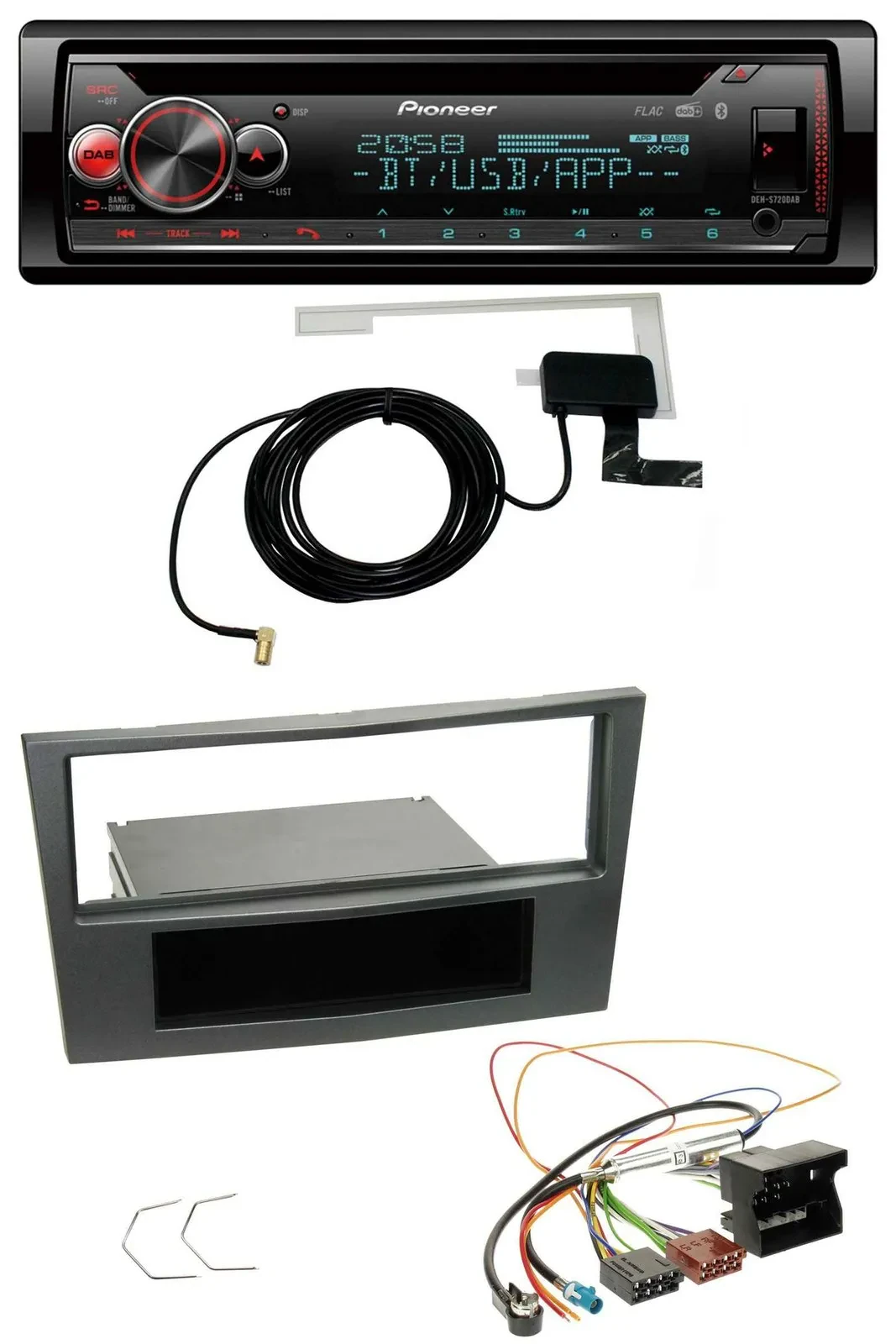 Автомагнитола Pioneer DAB CD MP3 USB Bluetooth для Opel Antara/Astra H/Zafira B