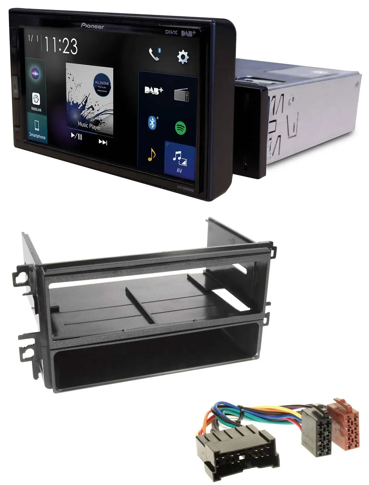 Pioneer DAB MP3 Bluetooth USB Autoradio für Hyundai Santa Fe Sonata bis 05