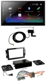 Автомагнитола для Chrysler 300C, Dodge Caliber, Jeep Pioneer DAB MP3 Bluetooth 2DIN USB