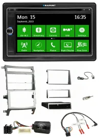 Blaupunkt Bluetooth 2DIN Lenkrad DAB USB TMC Navigation für Hyundai IX55 2009-20