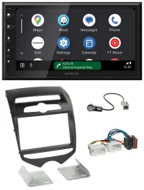 Kenwood DAB Bluetooth USB MP3 2DIN Autoradio für Hyundai ix20 ab 2010 man. Klima