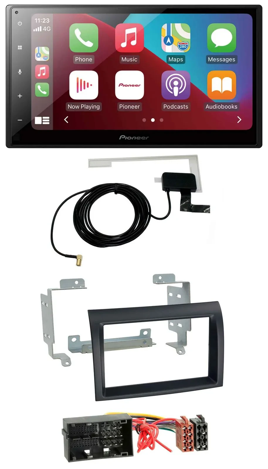 Pioneer USB Bluetooth DAB MP3 2DIN Autoradio für Citroen Jumper Fiat Ducato Peug