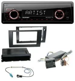 Blaupunkt SD USB 1DIN MP3 AUX Autoradio für Audi A4 99-01 B5 Symphony Bose Aktiv