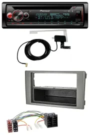 Автомагнитола для Iveco Daily (2006–2014) Pioneer DAB, CD/MP3, USB, Bluetooth, темно-серый