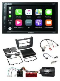 Pioneer DVD 2DIN Lenkrad DAB Bluetooth USB Autoradio für Mazda 3 09-13 analog