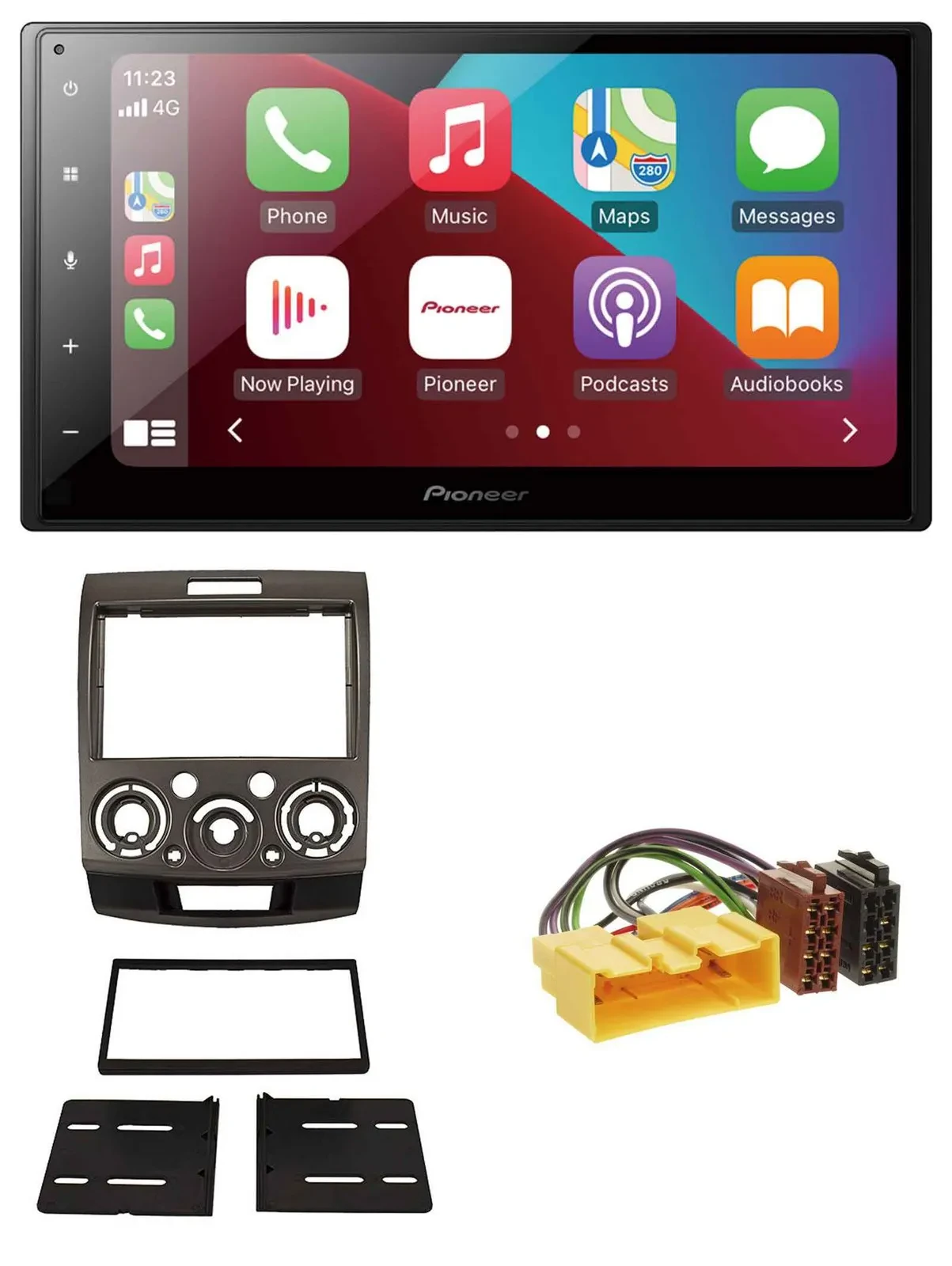 Pioneer USB MP3 DAB 2DIN Bluetooth Autoradio für Ford Ranger Mazda BT50 ab 06