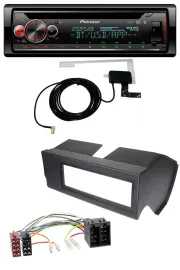 Автомагнитола Pioneer DAB CD MP3 USB Bluetooth для Fiat Panda (до 2002), черная