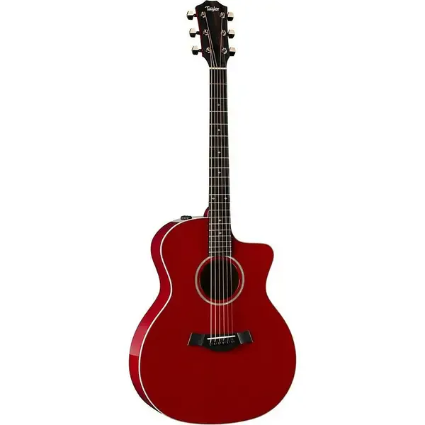 Электроакустическая гитара Taylor 214ce-Red DLX Grand Auditorium Red