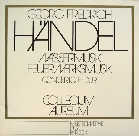- Wassermusik / Feuerwerksmusik / Concerto F-Dur (2LP , Used)