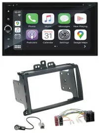Blaupunkt 2DIN Bluetooth DAB USB DVD MP3 Autoradio für Hyundai i20 09-12 schwarz
