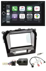 Blaupunkt 2DIN Bluetooth DAB USB DVD Lenkrad Autoradio für Suzuki Vitara ab 2015