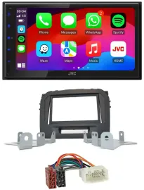 JVC Bluetooth USB MP3 2DIN DAB Autoradio für Suzuki Vitara LY ab 04/2015