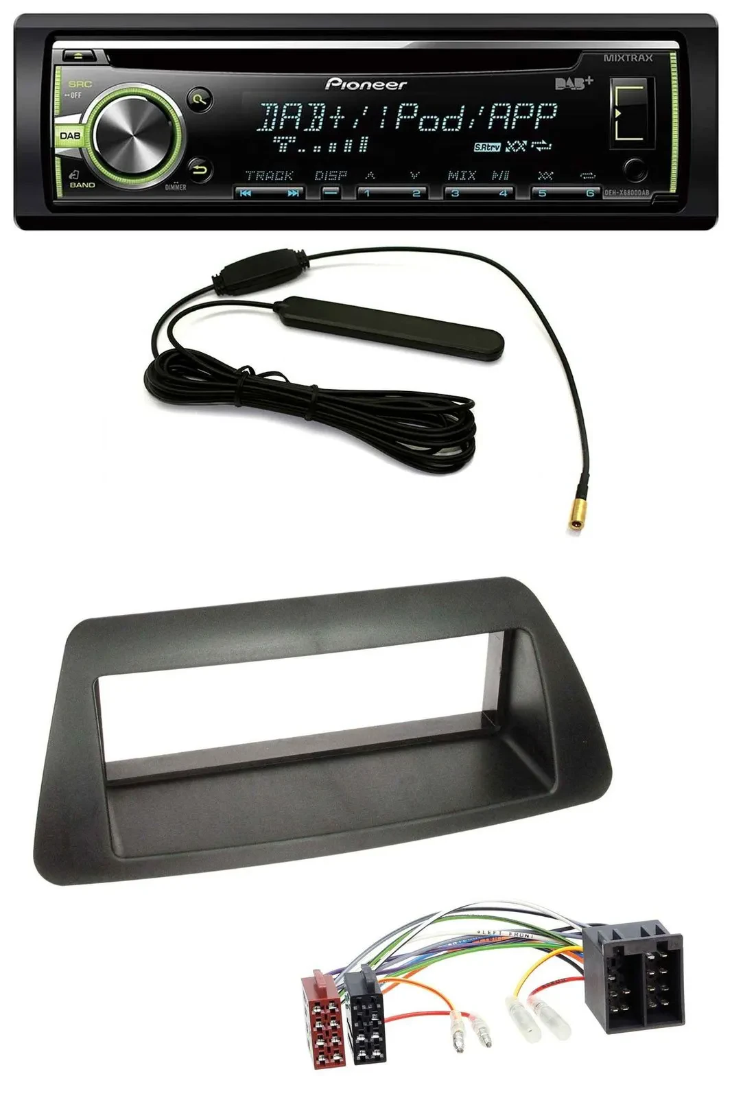 Pioneer MP3 USB CD DAB AUX Autoradio für Fiat Bravo Brava Marea Marea-Weekend