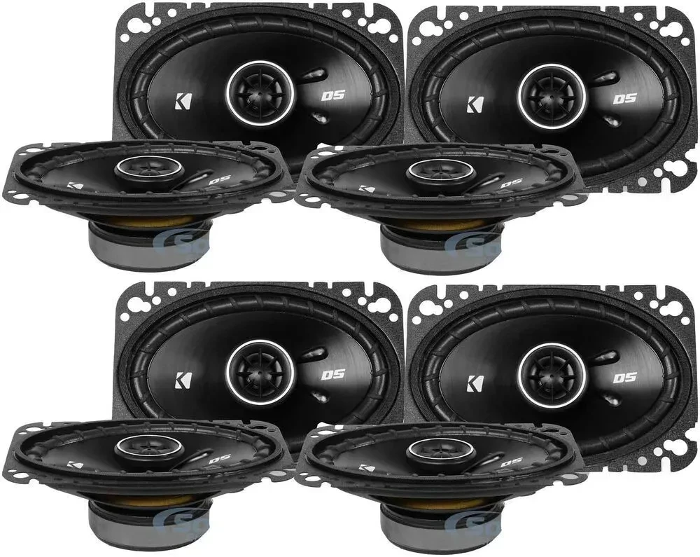 Динамики для авто Kicker 43DSC4604 DS Series 4"x6", коаксиальные, 2-полосные (набор, 4 шт.)