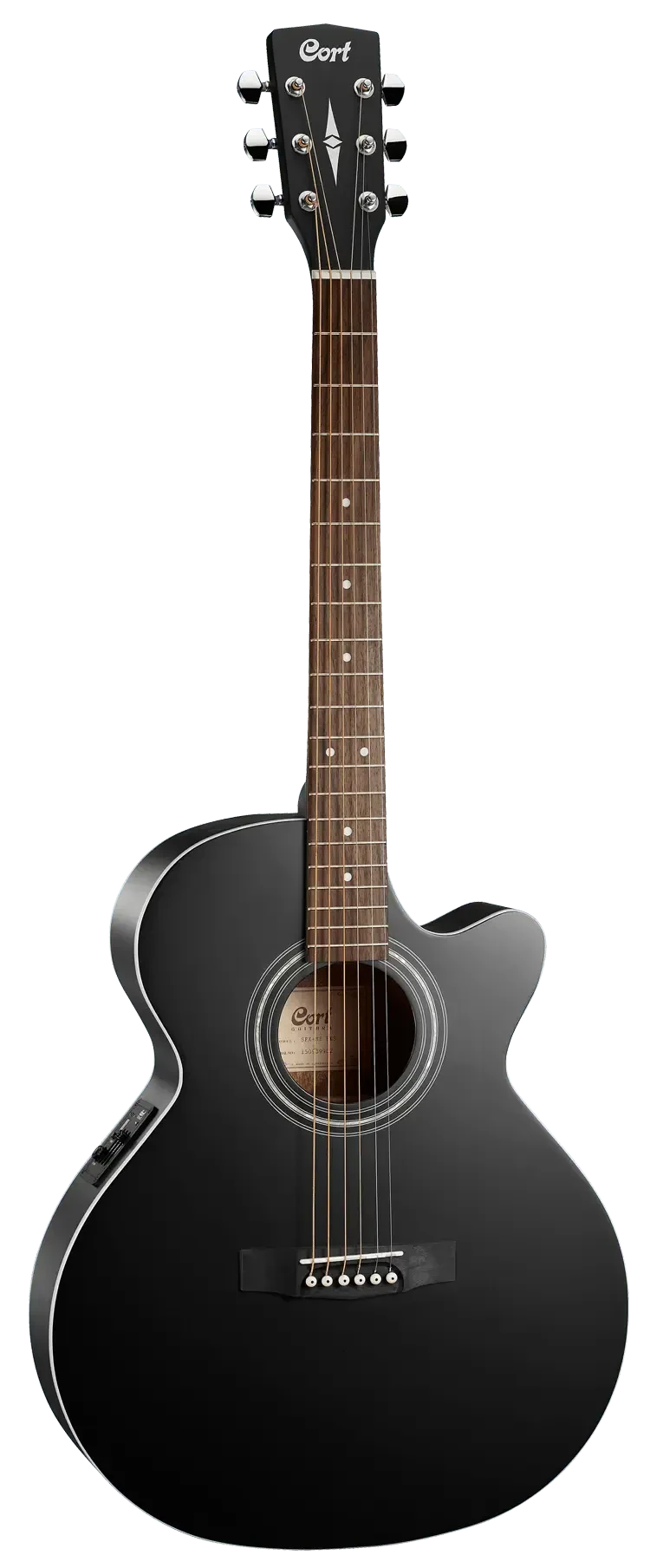 Электроакустическая гитара Cort SFX-ME Black Satin