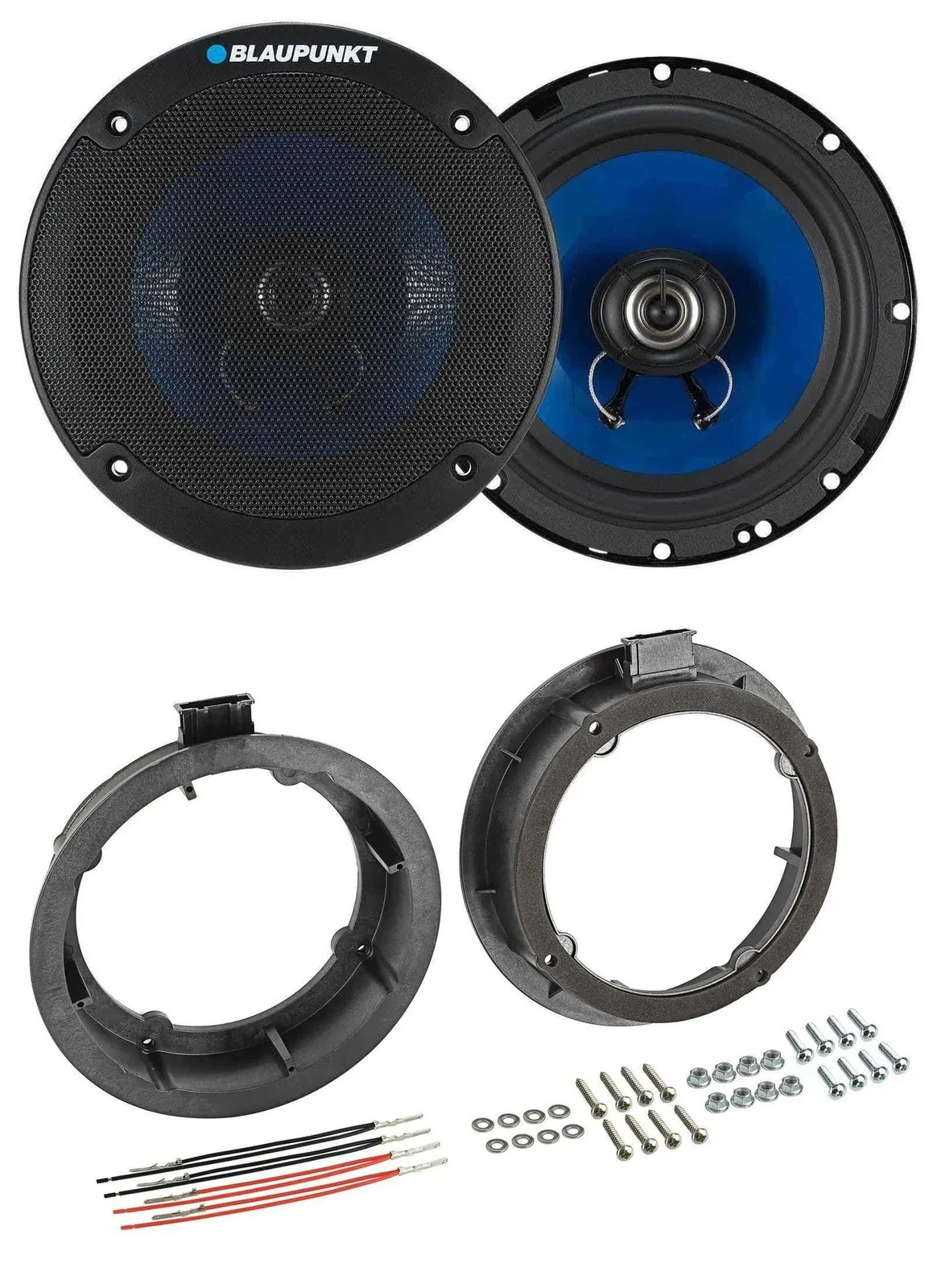 Автомобильные динамики Blaupunkt 2‑полосные 6.5" 250W для Skoda Fabia, VW Bora, Golf, Passat