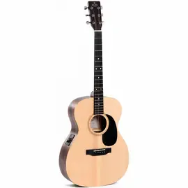 Электроакустическая гитара Sigma Guitars 000ME+ Auditorium Satin Natural