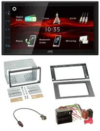 JVC USB Bluetooth MP3 DAB 2DIN Autoradio für Ford Fusion Kuga Transit 05-12 anth